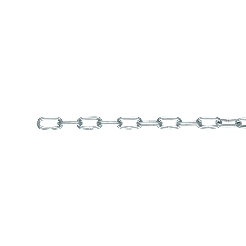 Cadena galvanizada de 3/16' (4.8 mm), grado 30, en cubeta 65 m, Fiero