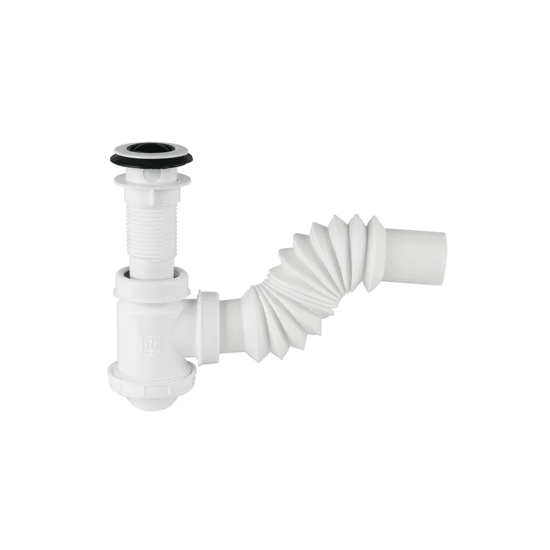 Céspol de bote para lavabo Foset (Truper) 1-1/4" con contra, polipropileno