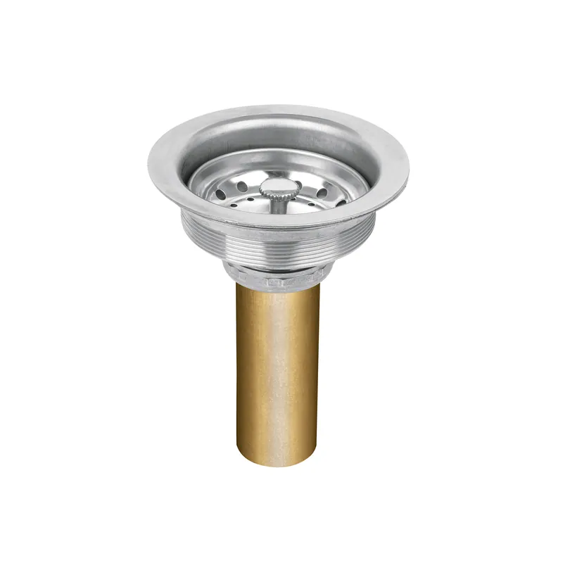 Contracanasta para fregadero/tarja Foset (Truper) 3-1/2" acero inoxidable con tubo de latón