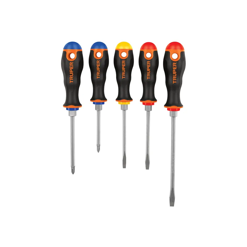 Juego de 5 desarmadores mango Comfort Grip