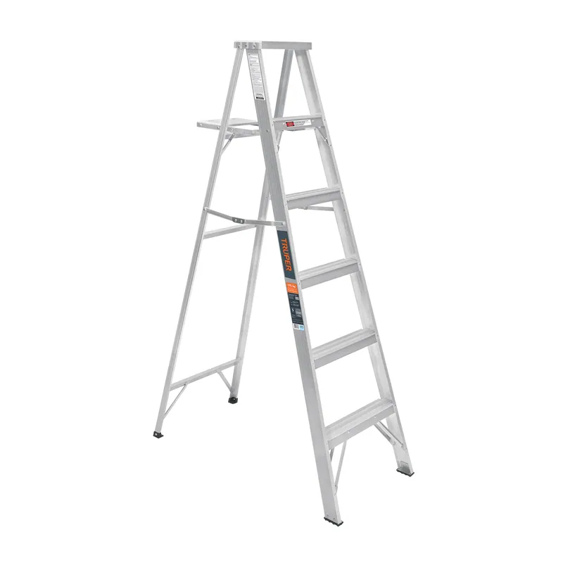 Escalera de tijera 100% aluminio Tipo II 5 escalones, Truper