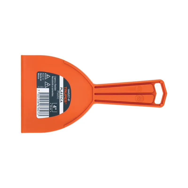 Espatula plastica de polipropileno, 4"