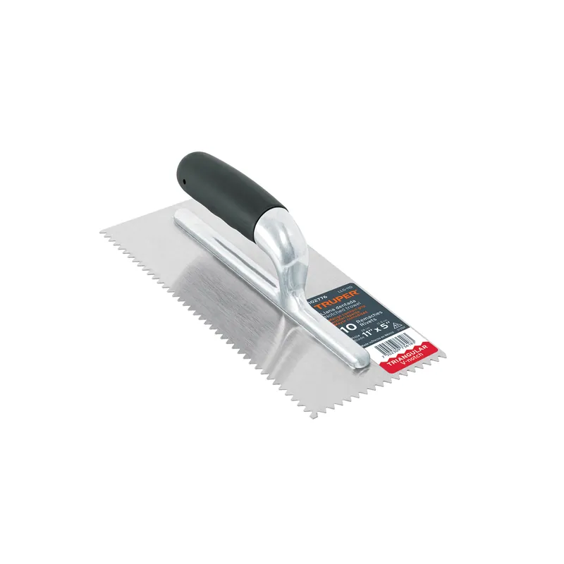 Llana dentado triangular 11" 10 rem mango comfort