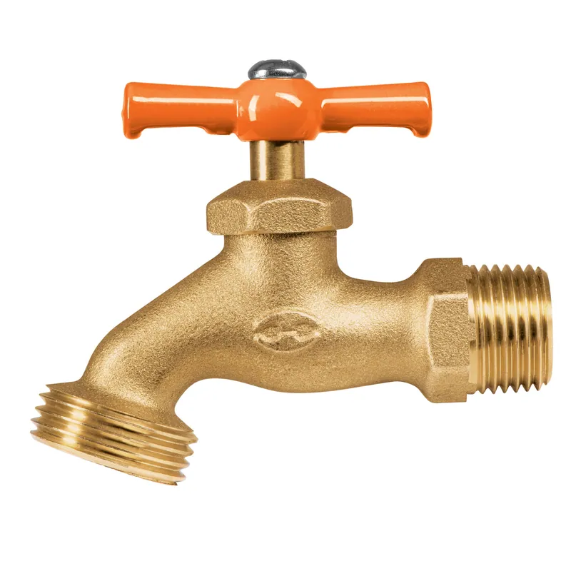 Llave de nariz para jardín/manguera Truper 1/2" de latón, 140 g, a granel