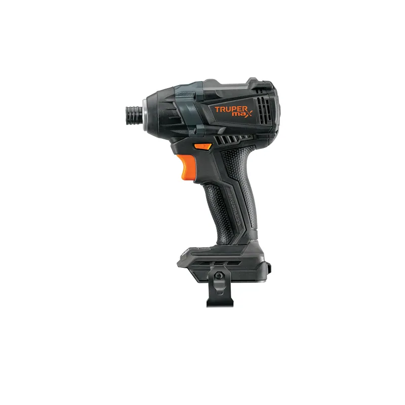 Destornillador de impacto inalámbrico 1/4", 20V, solo herramienta (sin batería/accesorios), sin carbones (brushless), Truper MAX