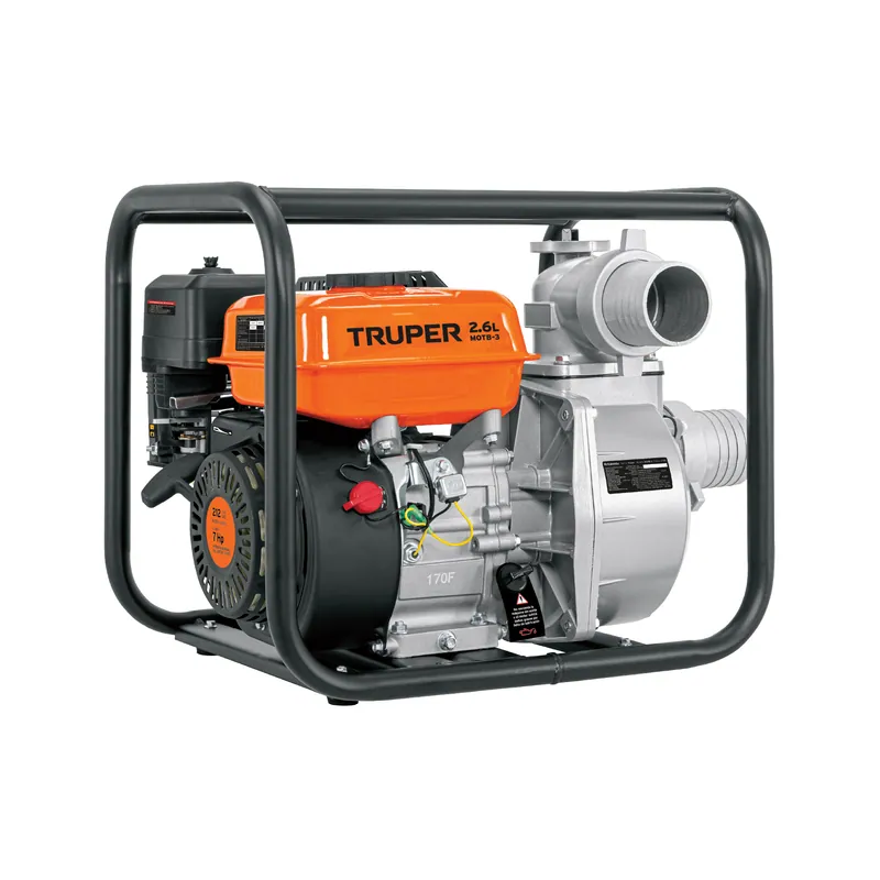 Motobomba autocebante 3" x 3" gasolina 7HP