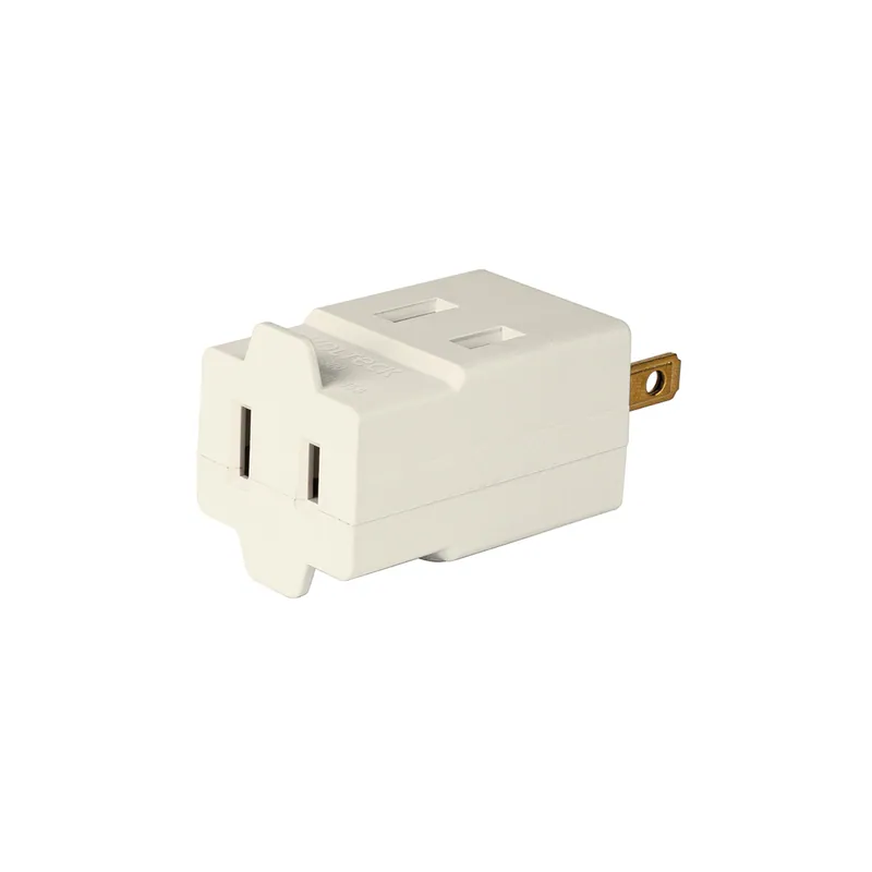 Multicontacto triple tipo cubo