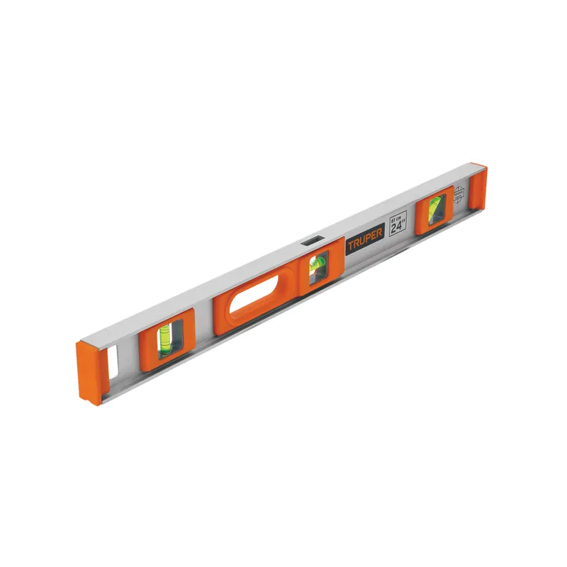 Nivel profesional 24" cuerpo de aluminio con proteccion ABS, Truper