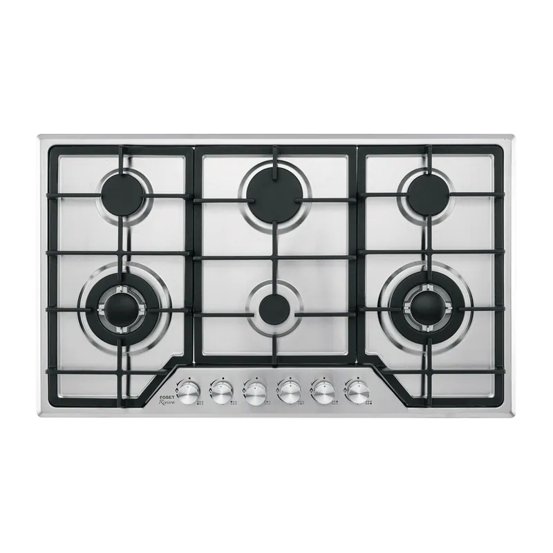 Parrilla gas empotrable 90cm, 6 quem, acero inox, Riviera