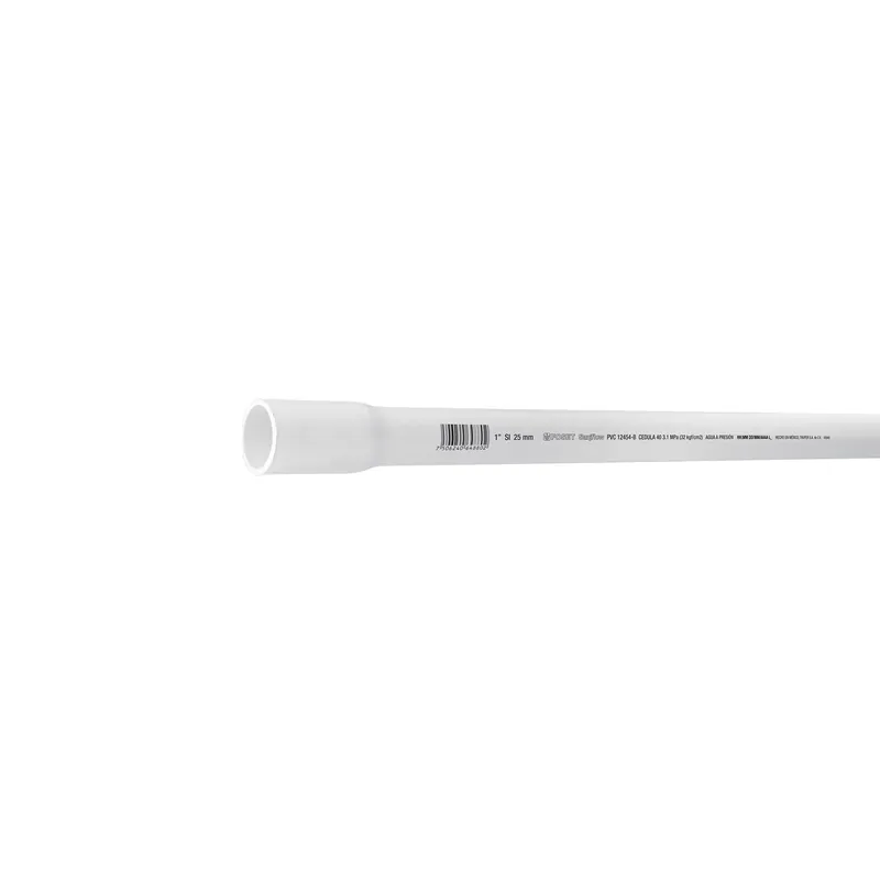 Tubo PVC 1" hidráulico cédula 40 (3 m)