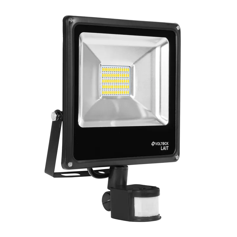 Reflector LED 30 W alta intensidad con sensor de movimiento, Volteck (Truper)