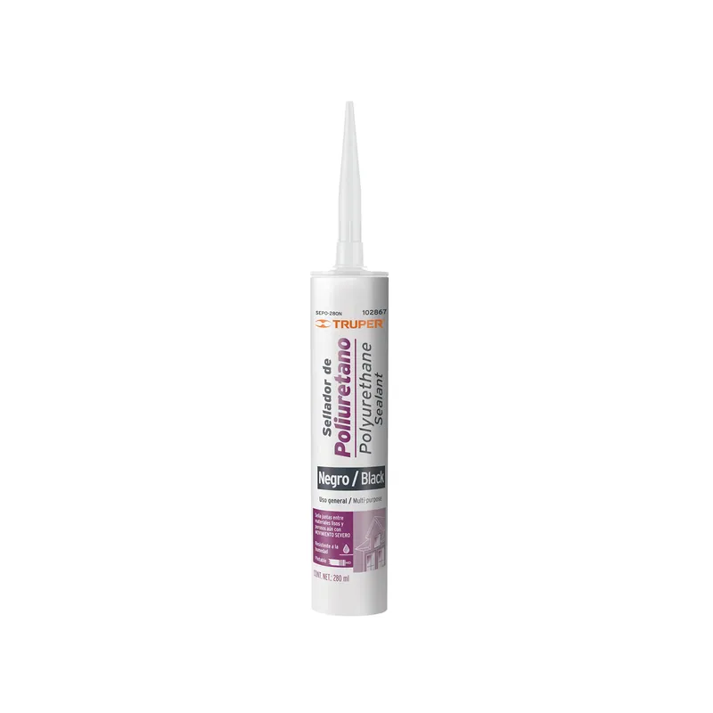 Sellador poliuretano negro 280ml