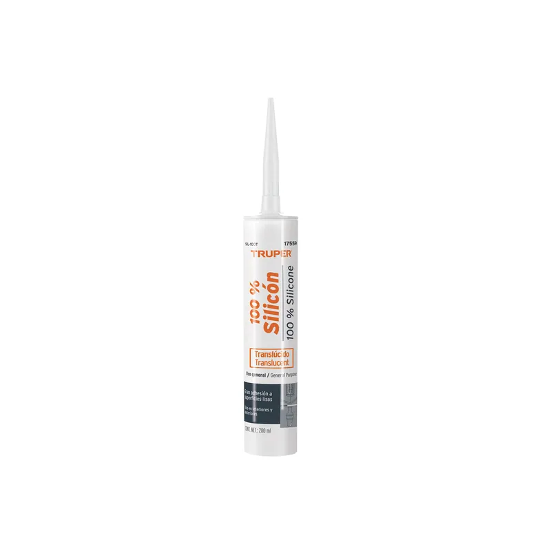 Silicón transparente 100% 280ml