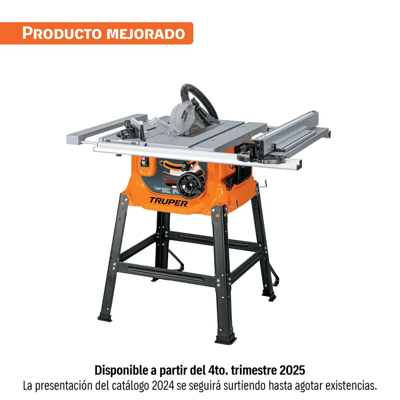 Sierra de mesa 10" 2-1/2 HP (1900W) con base