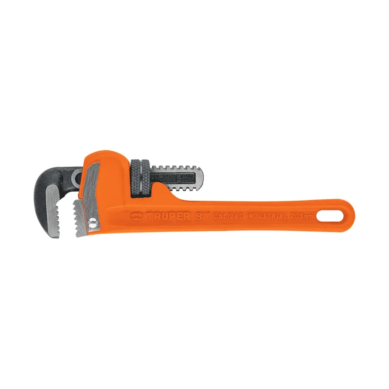 Llave Stilson (para tubo) Truper 8", cuerpo robusto de hierro dúctil