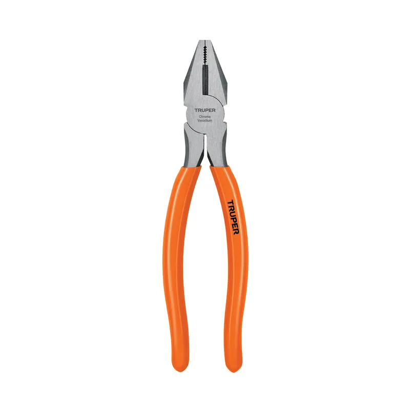 Pinza para electricista 8" mango de PVC/vinil, Truper