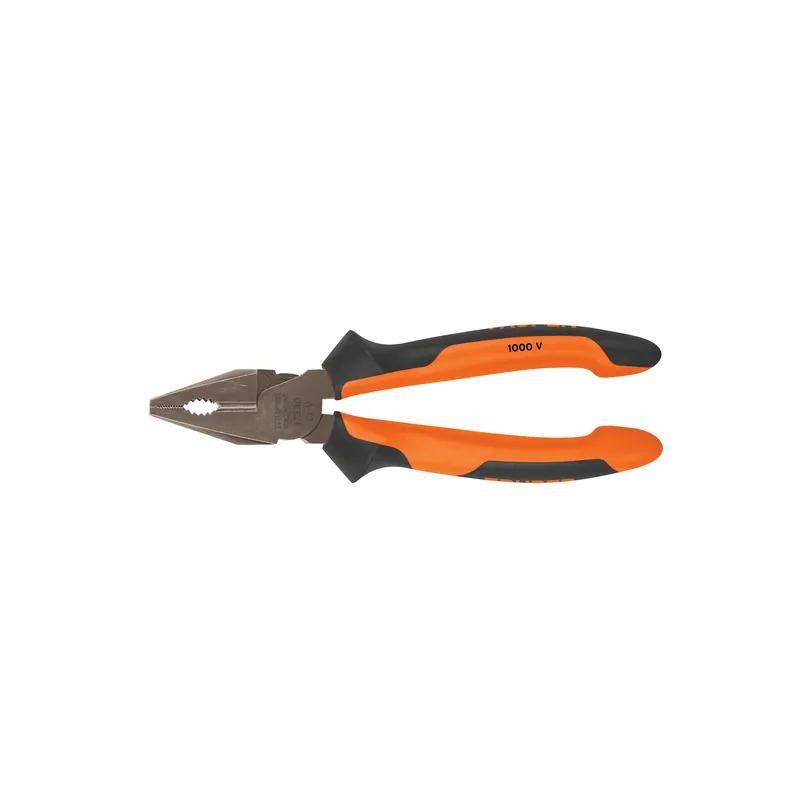 Pinza para electricista 8" alta palanca Comfort Grip, Truper Expert