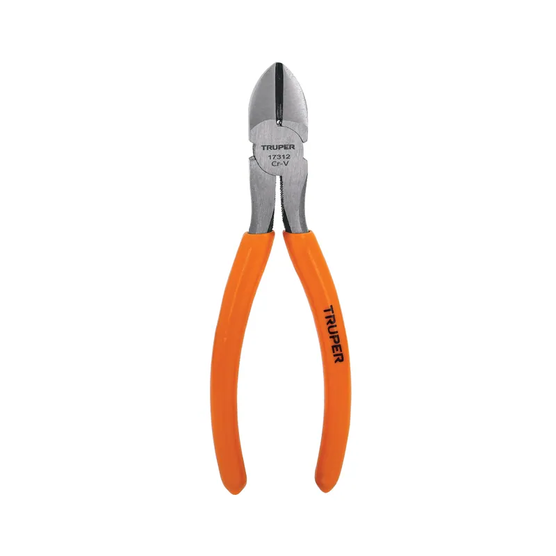 Pinza de corte diagonal 6" mango de PVC, Truper