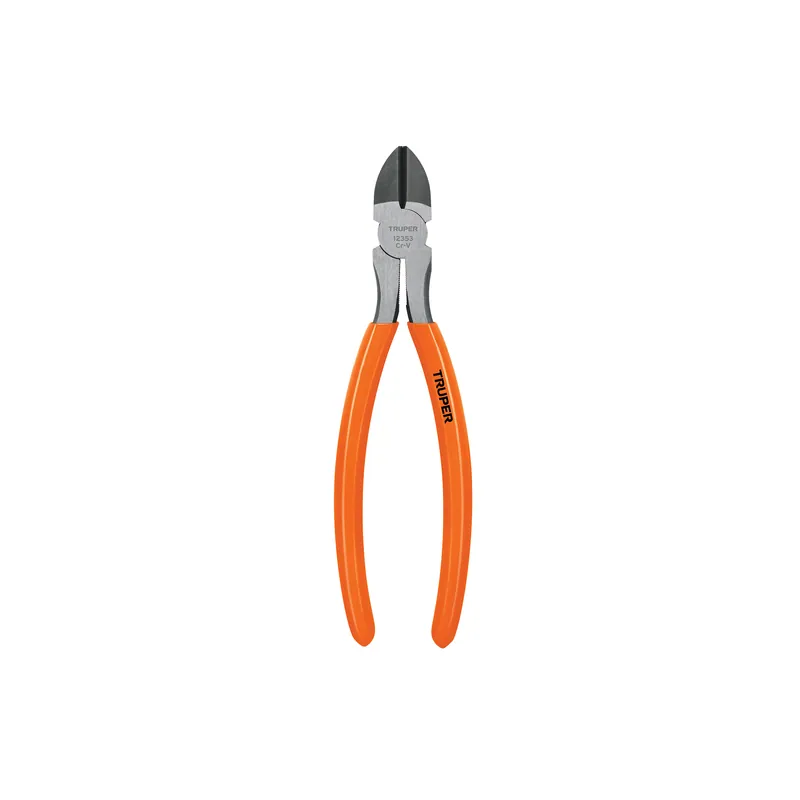 Pinza de corte diagonal 8" mango de PVC, Truper