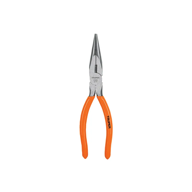 Pinza de punta y corte 8" mango de PVC, Truper