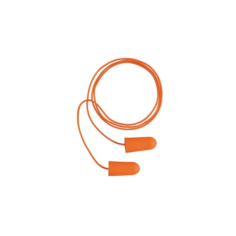 Tapon auditivo desechable de espuma con cordon, 32 dB NRR, Truper