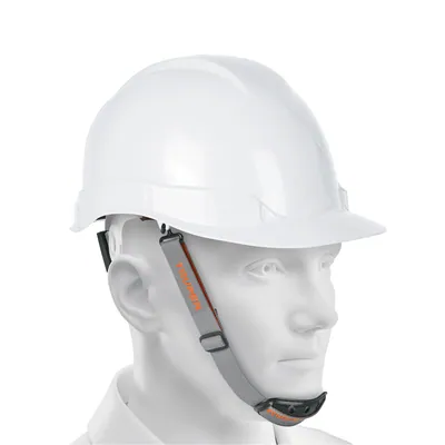 Barboquejo con barbilla para casco de seguridad industrial