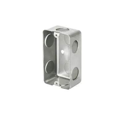 Caja tipo chalupa 2" x 4" económica, Volteck