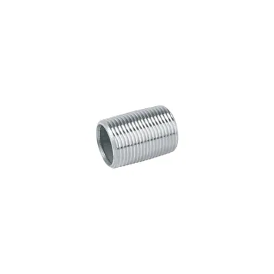 Niple galvanizado cuerda corrida 1/4"