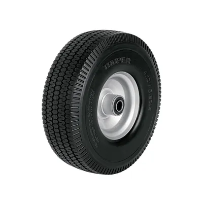 Rueda imponchable 10" para eje lateral, Truper