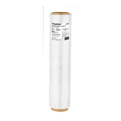 Rollo de 244 m película plástica estirable ancho 18" cal 50