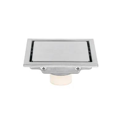Resumidero reversible de 4", anti olores, acero inox, Aqua